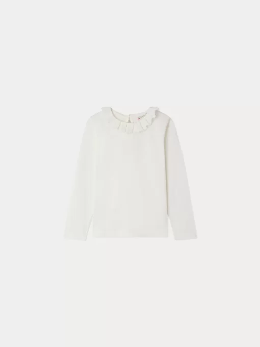 Child Bonpoint Tops | Bess T-Shirt Milk White