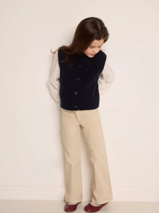 Child Bonpoint Bottoms | Bestie Pants Stone