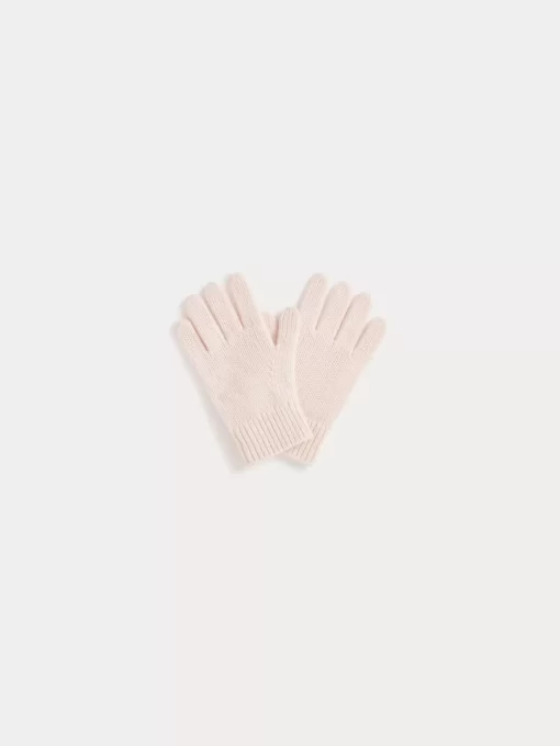 Child Bonpoint Accessories | Birk Gloves Pale Pink