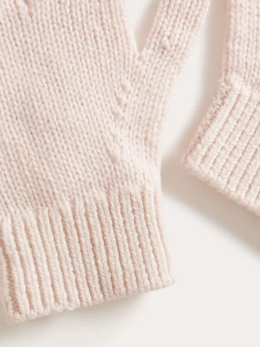 Child Bonpoint Accessories | Birk Gloves Pale Pink