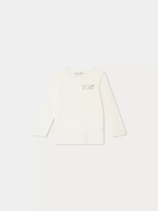 Child Bonpoint Tops | Blanca T-Shirt Milk White