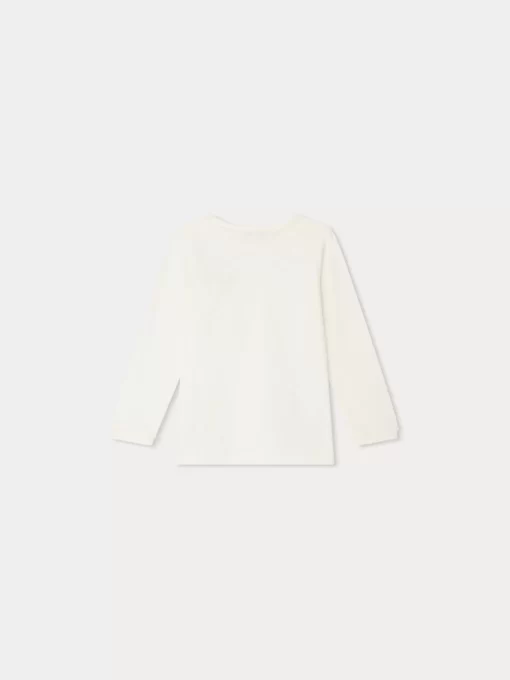 Child Bonpoint Tops | Blanca T-Shirt Milk White