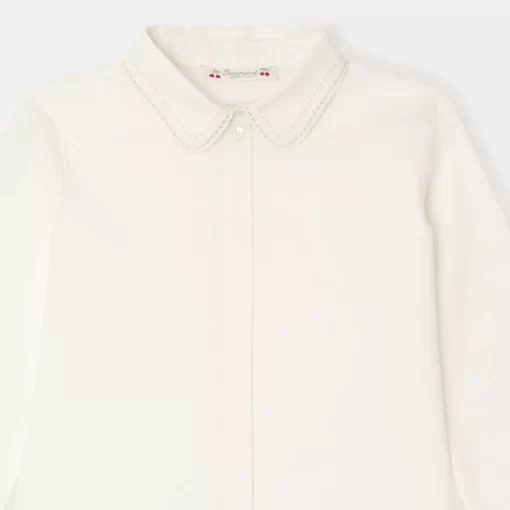 Child Bonpoint Tops | Blondie Shirt Milk White