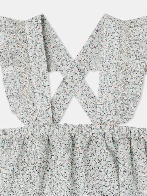 Newborn & Baby Bonpoint Pants, Bloomers, And Rompers | Bloomer A Bretelles Akissi Ciel