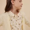 Child Bonpoint Tops | Blouse Adele Beige Rose