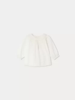 Newborn & Baby Bonpoint Tops | Blouse Felexi Blanc Lait