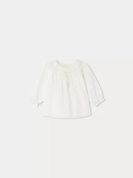 Newborn & Baby Bonpoint Tops | Blouse Felexi Blanc Lait