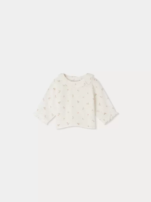 Newborn & Baby Bonpoint Tops | Blouse Ganiti Blanc Naturel