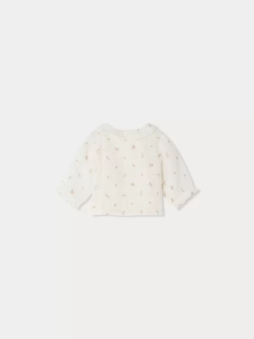 Newborn & Baby Bonpoint Tops | Blouse Ganiti Blanc Naturel
