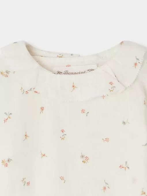 Newborn & Baby Bonpoint Tops | Blouse Ganiti Blanc Naturel