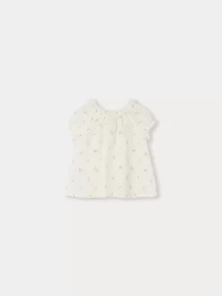 Newborn & Baby Bonpoint Tops | Blouse Lara Blanc Naturel