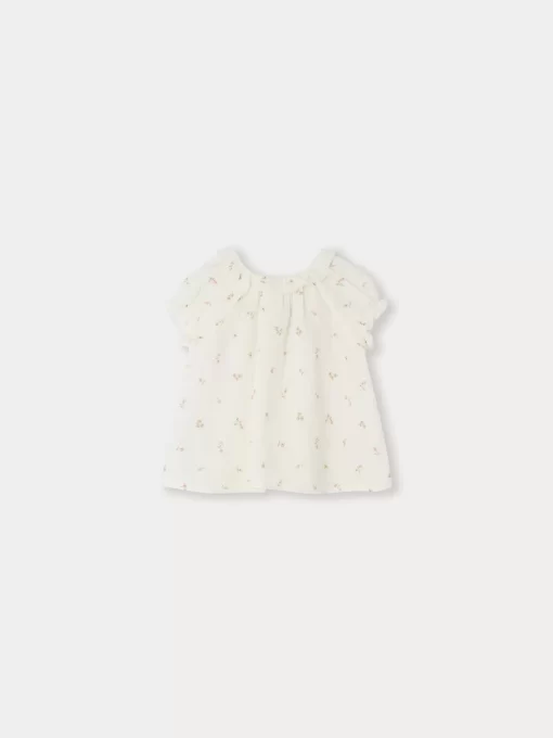Newborn & Baby Bonpoint Tops | Blouse Lara Blanc Naturel