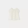 Newborn & Baby Bonpoint Tops | Blouse Lara Blanc Naturel