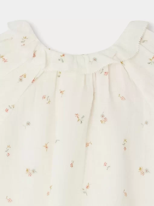 Newborn & Baby Bonpoint Tops | Blouse Lara Blanc Naturel