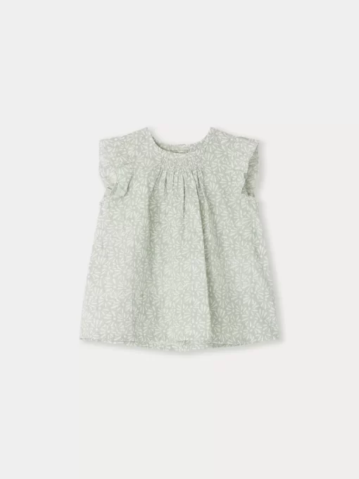 Newborn & Baby Bonpoint Tops | Blouse Narni Vert Intermediaire