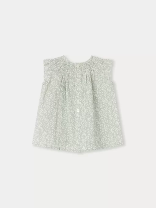 Newborn & Baby Bonpoint Tops | Blouse Narni Vert Intermediaire