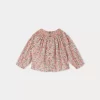 Newborn & Baby Bonpoint Tops | Blouse Smockee Griotte Corail