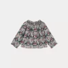 Newborn & Baby Bonpoint Tops | Blouse Smockee Griotte Fleur Figue