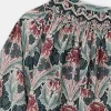 Newborn & Baby Bonpoint Tops | Blouse Smockee Griotte Fleur Figue