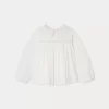 Child Bonpoint Tops | Blouse Tate Blanc Lait