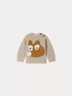 Newborn & Baby Bonpoint Sweaters And Cardigans | Blumaro Sweater Mottled Grey