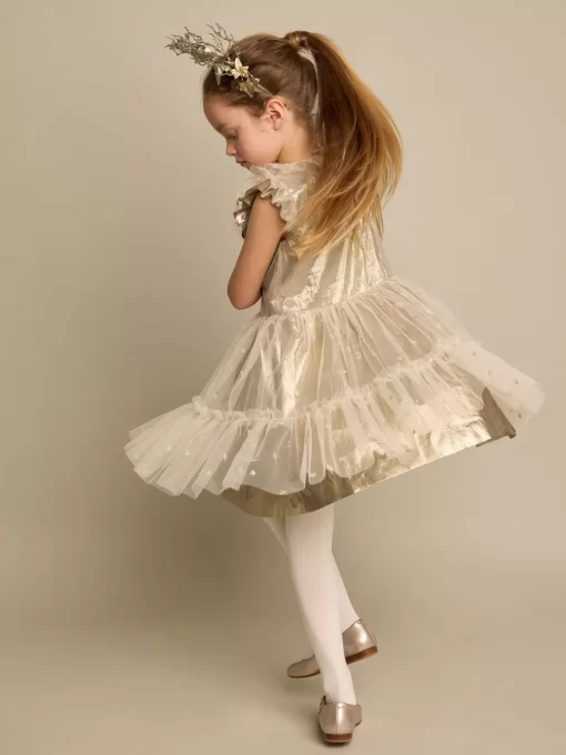 Child Bonpoint Dresses | Bonheur Dress Gold
