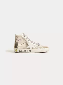 Newborn & Baby Bonpoint Shoes | X Golden Goose Francy High-Top Sneakers Gold