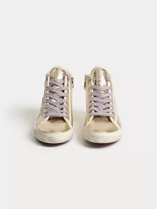 Newborn & Baby Bonpoint Shoes | X Golden Goose Francy High-Top Sneakers Gold