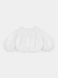 Child Bonpoint Tops | X Khaite Aries Blouse Milk White