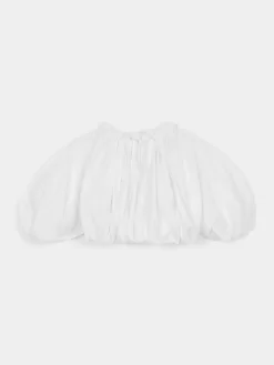 Child Bonpoint Tops | X Khaite Aries Blouse Milk White