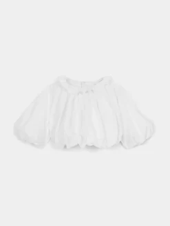 Newborn & Baby Bonpoint Tops | X Khaite Ellie Blouse Milk White