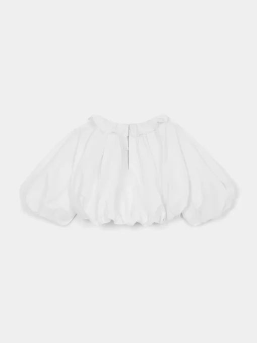 Newborn & Baby Bonpoint Tops | X Khaite Ellie Blouse Milk White