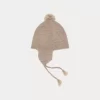 Newborn & Baby Bonpoint Socks And Accessories | X Khaite Tinna Bonnet Heathered Beige