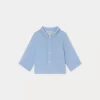 Newborn & Baby Bonpoint Tops | Boubou Shirt Blue Grey