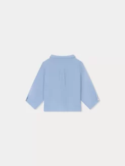 Newborn & Baby Bonpoint Tops | Boubou Shirt Blue Grey