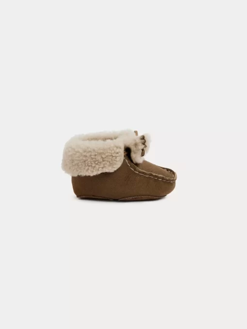Newborn & Baby Bonpoint Shoes | Boule Soft Shoes Chestnut