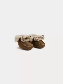 Newborn & Baby Bonpoint Shoes | Boule Soft Shoes Chestnut