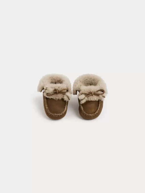 Newborn & Baby Bonpoint Shoes | Boule Soft Shoes Chestnut