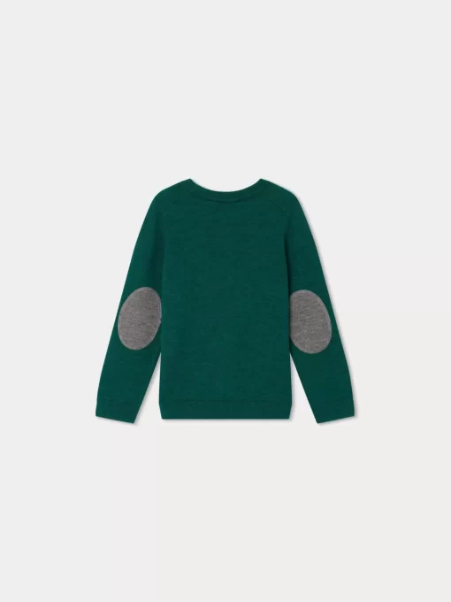 Child Bonpoint Cardigans And Sweaters | Bowen Sweater Green