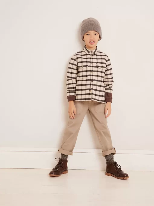 Child Bonpoint Tops | Boy Shirt Ecru