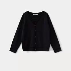 Child Bonpoint Cardigans And Sweaters | Boys' Merino Wool Cardigan Navy