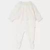 Newborn & Baby Bonpoint Onesies And Pajamas | Brise Pajamas White Milk