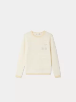 Child Bonpoint Cardigans And Sweaters | Brunelle Sweater Pale Yellow