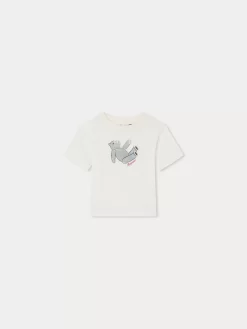 Newborn & Baby Bonpoint Tops | Cai T-Shirt Milk White