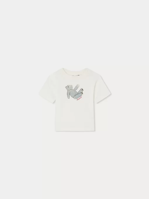 Newborn & Baby Bonpoint Tops | Cai T-Shirt Milk White