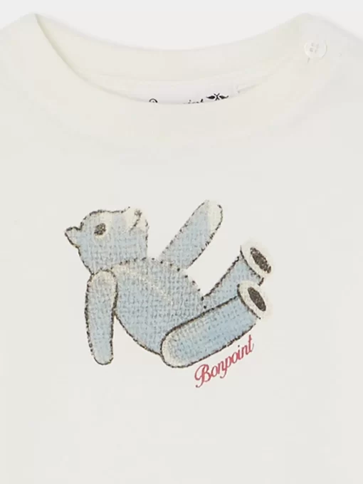 Newborn & Baby Bonpoint Tops | Cai T-Shirt Milk White