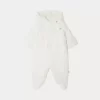 Newborn & Baby Bonpoint Outerwear | Caramelo Snowsuit Milk White