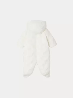Newborn & Baby Bonpoint Outerwear | Caramelo Snowsuit Milk White
