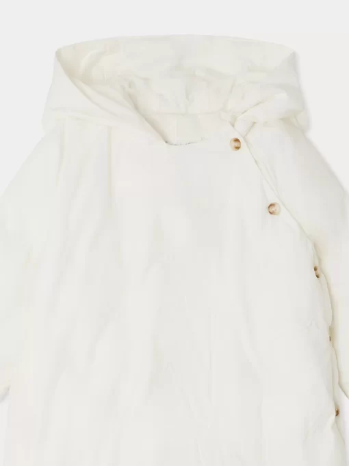 Newborn & Baby Bonpoint Outerwear | Caramelo Snowsuit Milk White