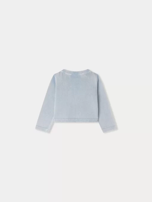 Newborn & Baby Bonpoint Sweaters And Cardigans | Cardigan Aymar Ciel